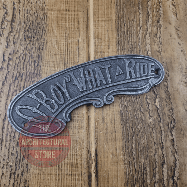 O-Boy What A Ride Plaque