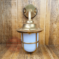 Outdoor Brass Bulkhead Light