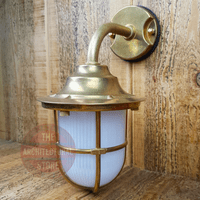 Outdoor Brass Bulkhead Light