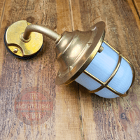 Outdoor Brass Bulkhead Light