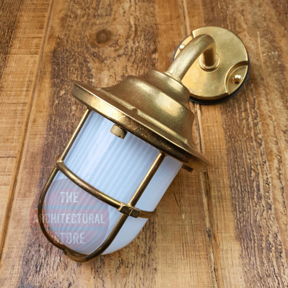 Outdoor Brass Bulkhead Light