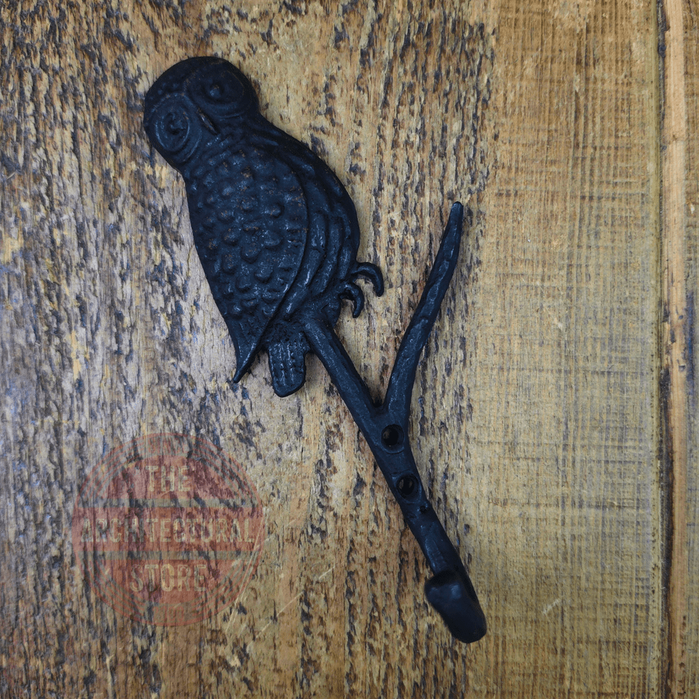Owl On Branch Coat Hook