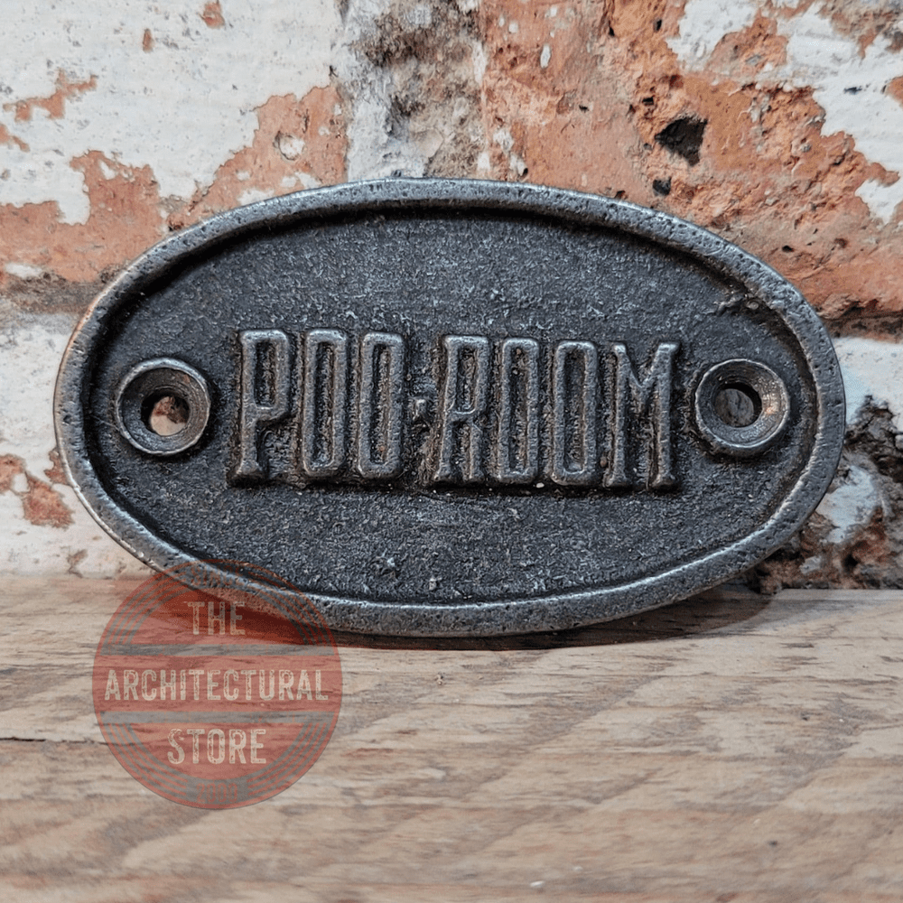 Poo Room Plaque