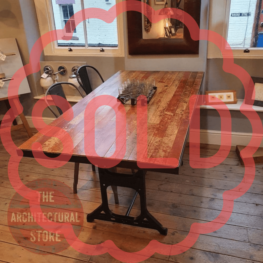 Reclaimed Gym Flooring Table