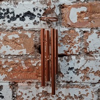 Rose Gold Butterfly Wind Chime