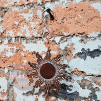 Rose Gold Sun Wind Chime