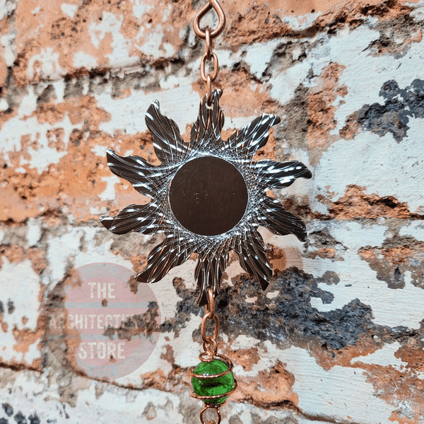 Rose Gold Sun Wind Chime