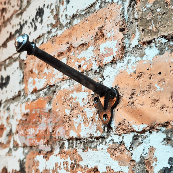 Single Arm Traditional Coat Hook With 4 Inch  Standout