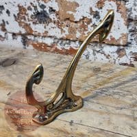 Solid Brass Double Hook