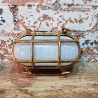 Solid Brass Outdoor Bulkhead Light