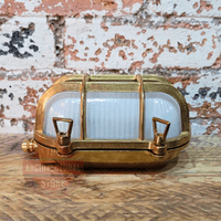 Solid Brass Outdoor Bulkhead Light