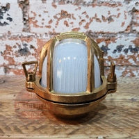 Solid Brass Outdoor Bulkhead Light
