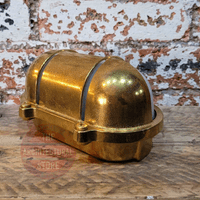 Solid Brass Outdoor Bulkhead Light With Cover
