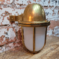 Solid Brass Wall Mounted Bulkhead Light