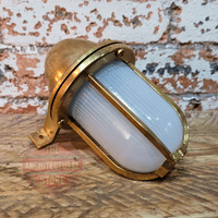 Solid Brass Wall Mounted Bulkhead Light
