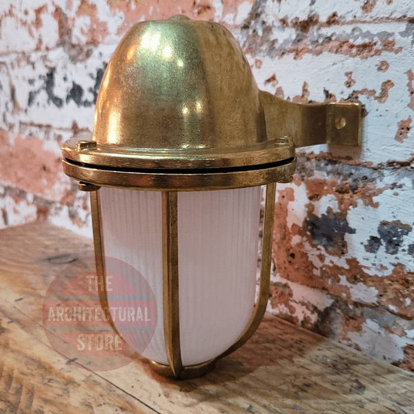 Solid Brass Wall Mounted Bulkhead Light