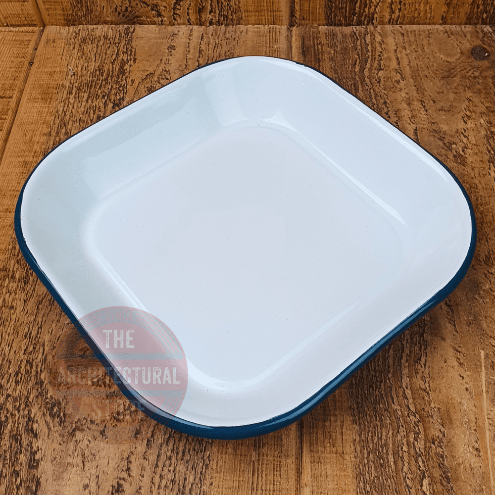 Square Enamel Baking Tray
