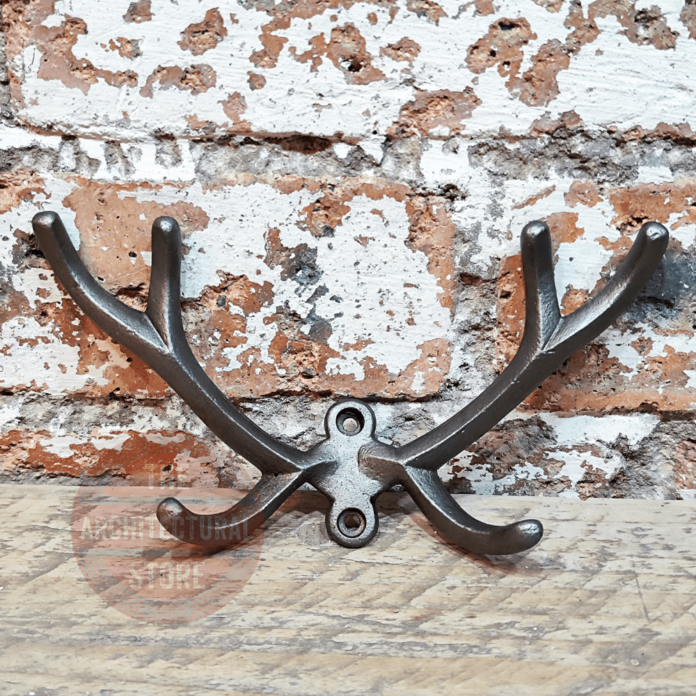 Stag Antlers Cast Iron Multi Hook Coat Hook
