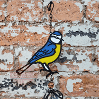 Suncatcher Blue Tit Wind Chime
