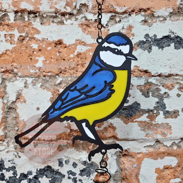 Suncatcher Blue Tit Wind Chime