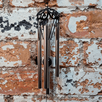 Suncatcher Orange Butterfly Wind Chime