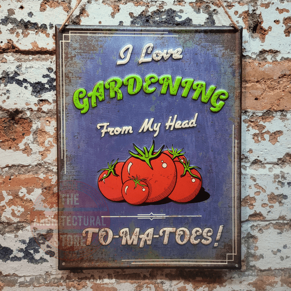 TO-MA-TOES! Metal Wall Sign