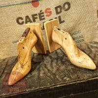 Vintage Shoe Last Book ends
