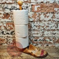 Vintage Shoe Last Kitchen Roll Holder