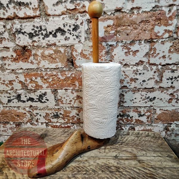 Vintage Shoe Last Kitchen Roll Holder
