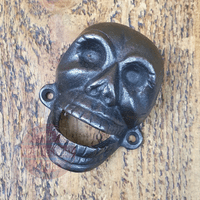 Wall Mounted Bottle Opener Skull