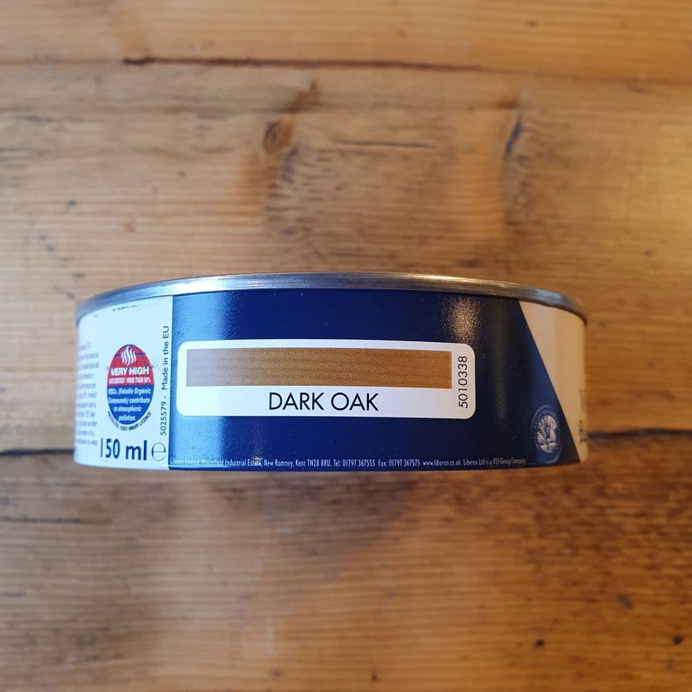 Wax Polish Black Bison Dark Oak 150ml