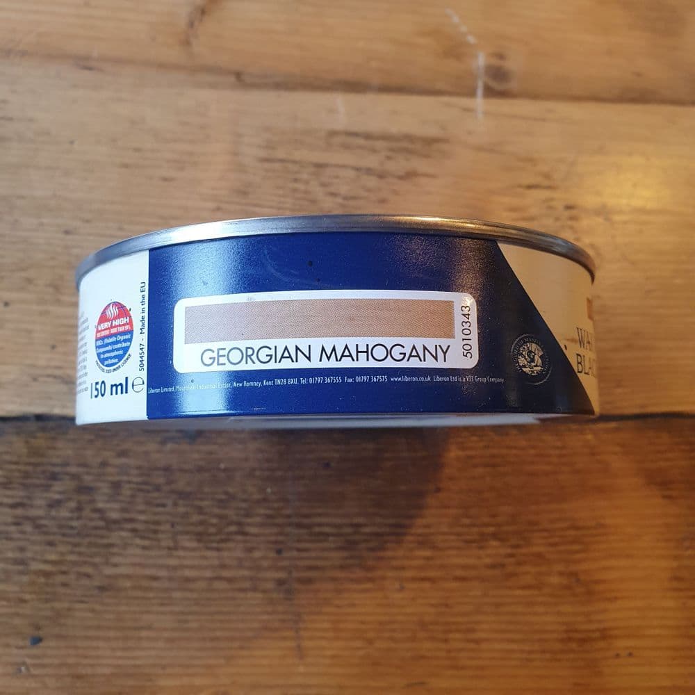 Wax Polish Black Bison Georgian Mahogany 150ml