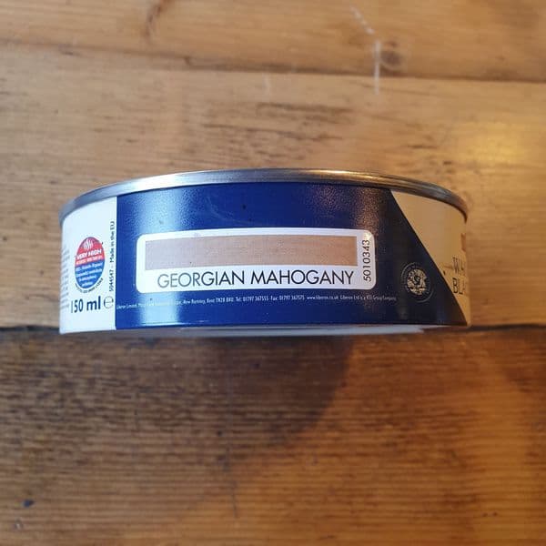 Wax Polish Black Bison Georgian Mahogany 150ml