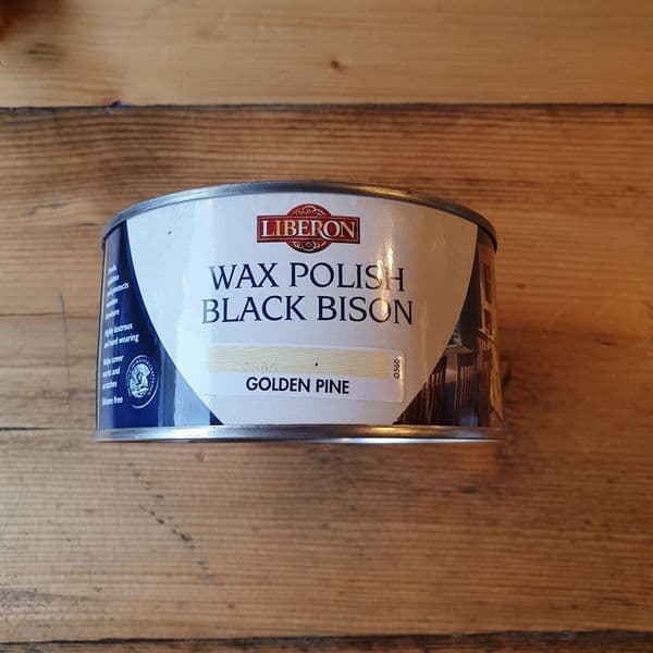 Wax Polish Black Bison Golden Pine 500ml