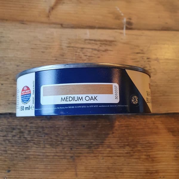 Wax Polish Black Bison Medium Oak 150ml