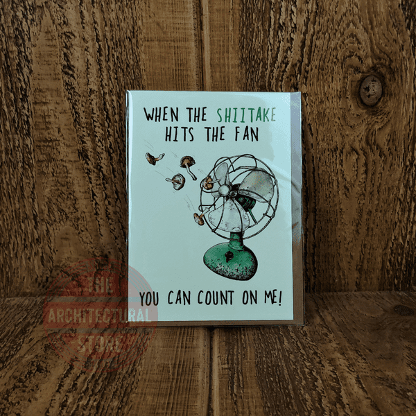 When The Shiitake Hits The Fan Birthday / Greetings Cards