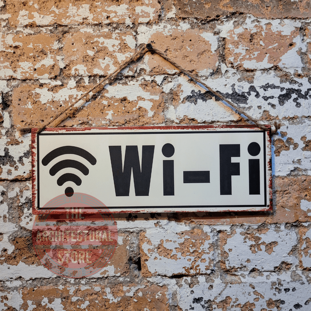 WiFi Metal Wall Sign