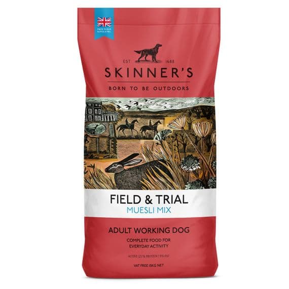 Skinners Muesli Mix: Wholesome Nutrition for Active Dogs' Health and Vitality