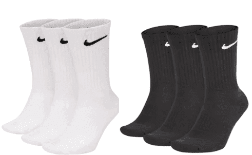 Nike Sports Socks - 3 Pair Pack - Lightweight - Crew Ankle Socks