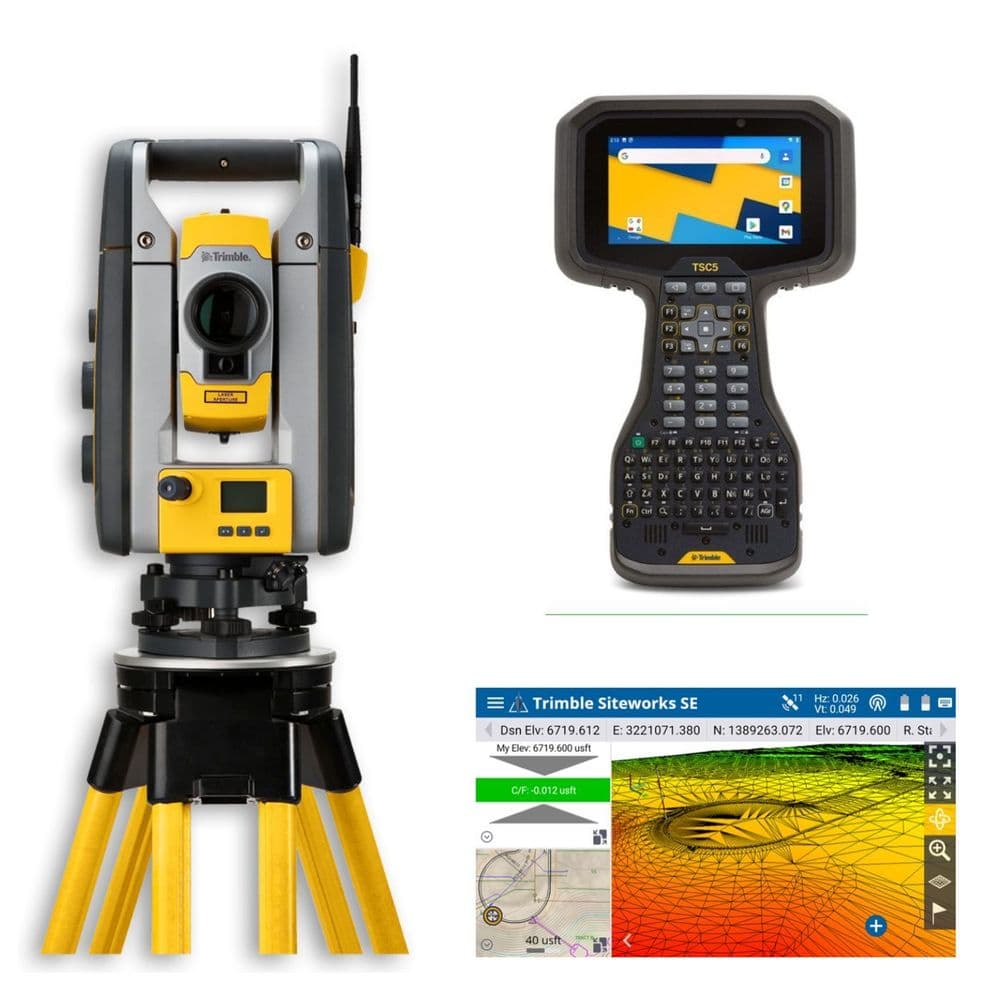 Ets Machine Total Station Technology Leica TS13 Robotic Total Station From G2
