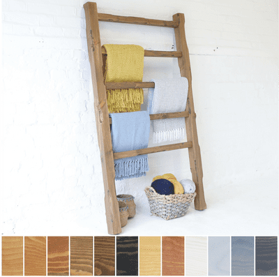 Chunky Wood Ladder - Blankets, Scarves, Towels - Main Image: Jacobean- Irregular Design