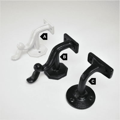 Handrail Brackets - Wrought Iron - Only for Handrail Orders