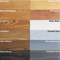 Wood Shelf & Industrial Brackets - Timber 20cm x 5cm - Main Image: Deep Oak - Smooth Design