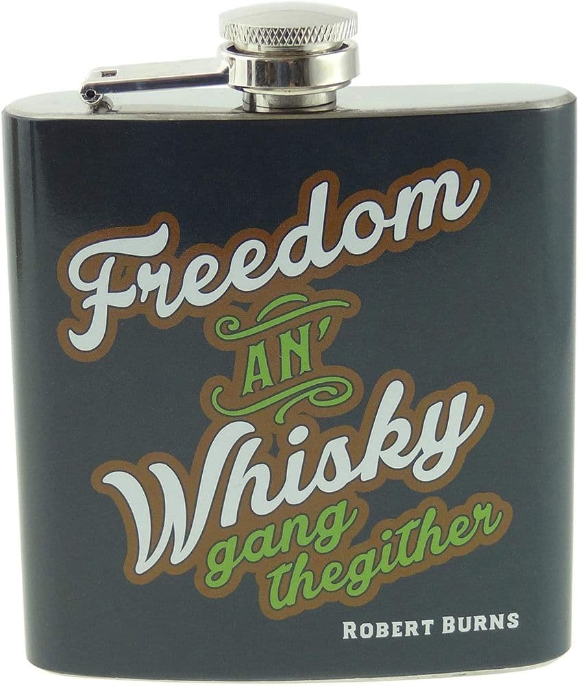 6oz Robert Burns Hip Flask