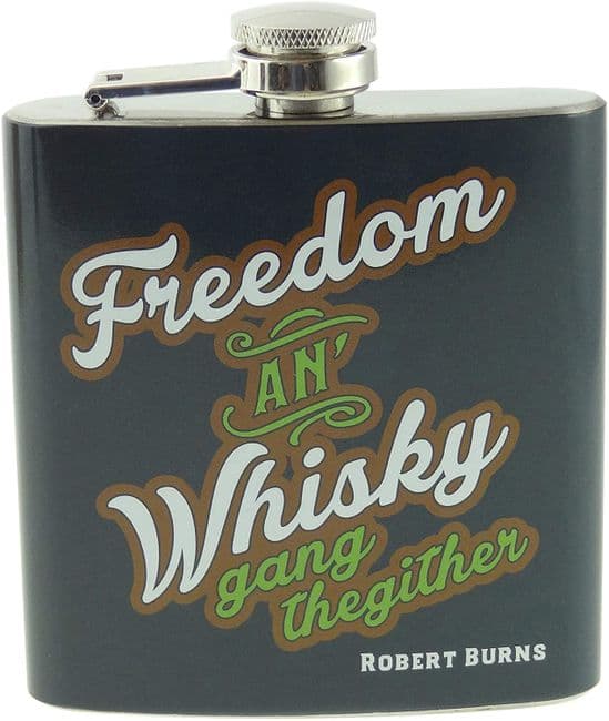 6oz Robert Burns Hip Flask