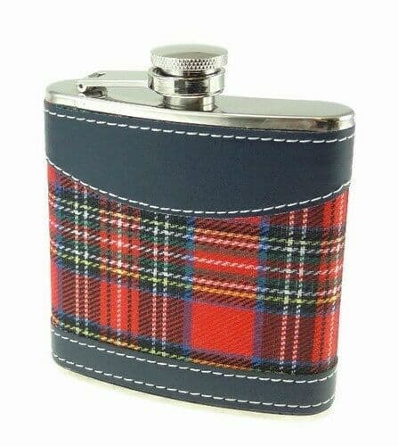 6oz Royal Stewart Tartan Hip Flask