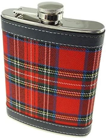 8oz Royal Stewart Tartan Hip Flask