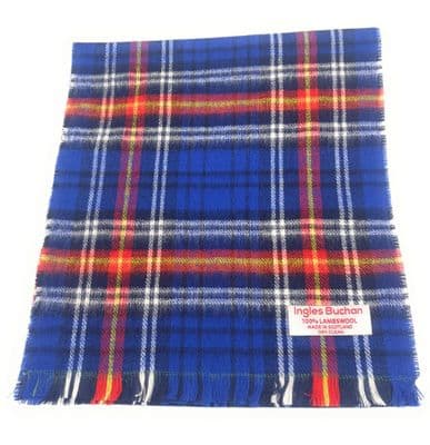 Army Lambswool Tartan Scarf | Pure Lambswool