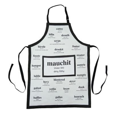 Auld Scots Words Kitchen Apron
