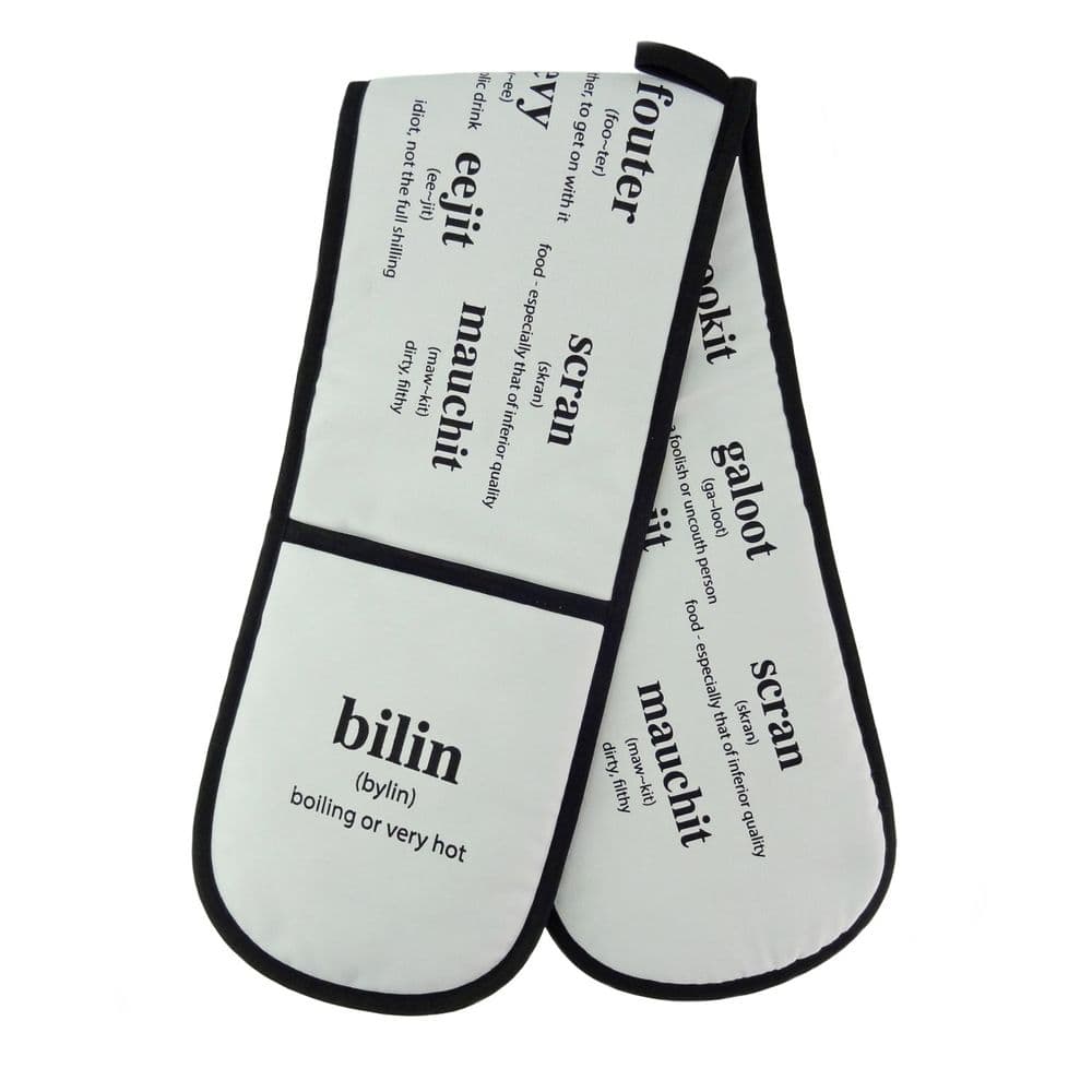 Auld Scots Words Kitchen Gloves